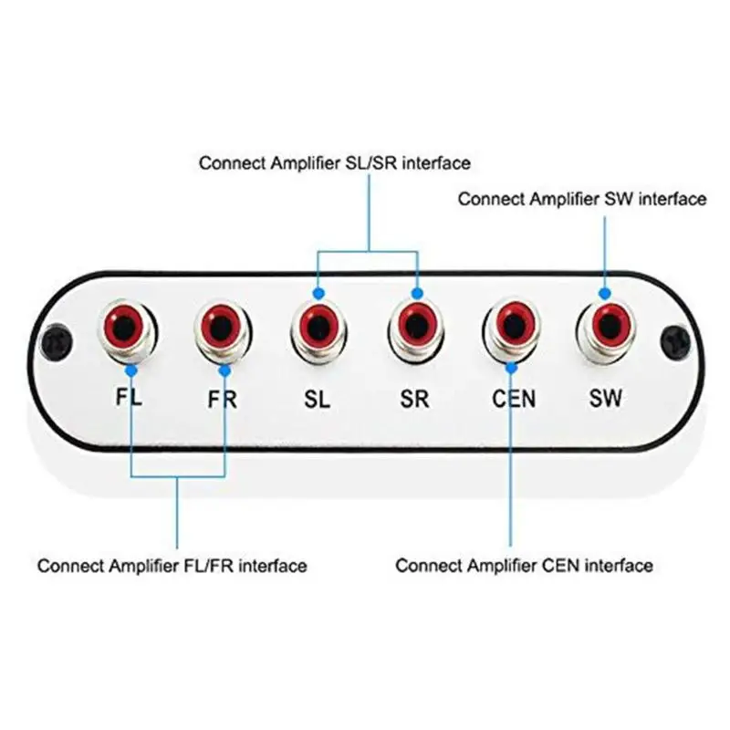 5,1 CH AC3 DTS Dolby HD аудио декодер коаксиальный цифро-аналоговый RCA адаптер