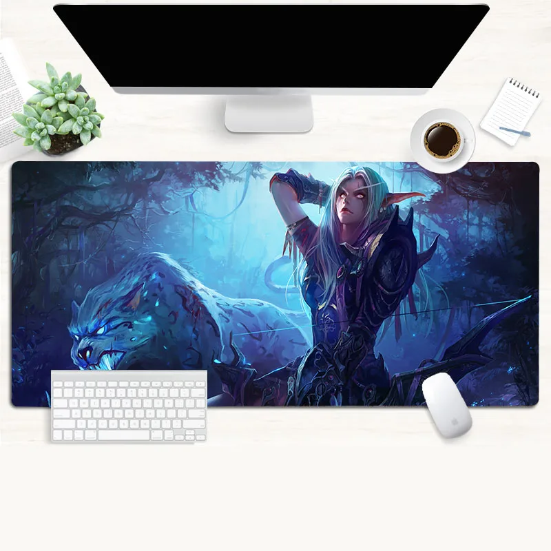 World of warcraft коврик для мыши для ноутбука, компьютера, версия для контроля скорости, большой игровой коврик для мыши - Цвет: 300X700X3mm