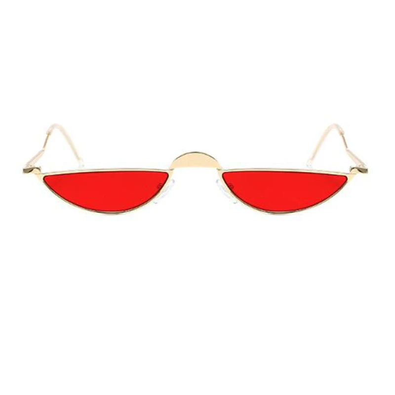 New Women's Small Oval Sunglasses Women/Men Vintage Retro Brand Designer Alloy Sun Glasses Outdoor Travel Punk De Sol Mujer