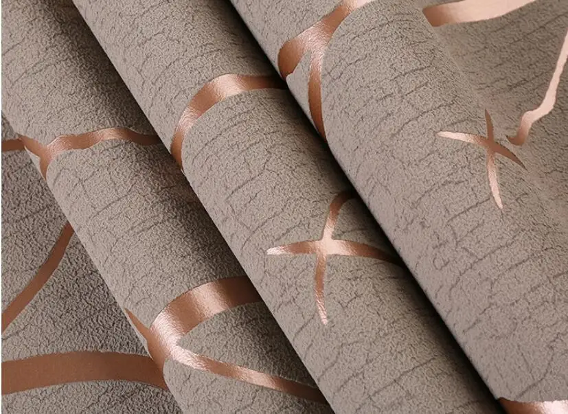 Beibehang-Veludo listrado fundo Wallpaper, minimalista sala TV