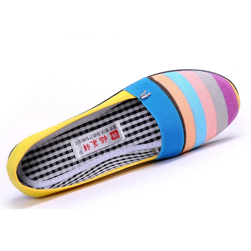 Fashion Color Flats Women 2020 Spring Autumn Lazy Overshoes Ladies Korean Non-slip Fashion  Female Shoes Canvas Sneakers Woman