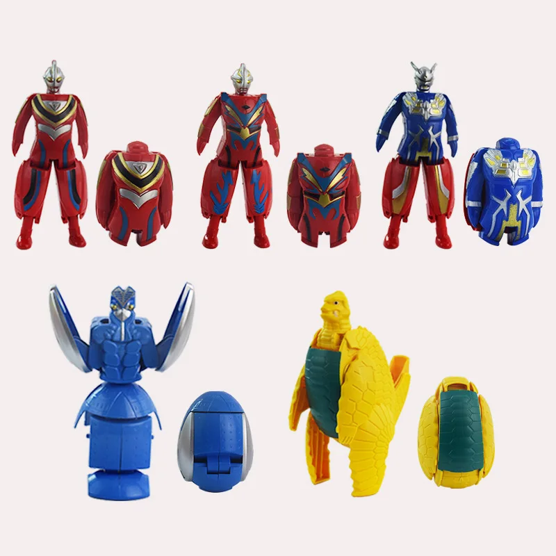 

Children Ultraman Egg Transformation Egg Dinosaur Egg Monster Egg Superman Toy Family Deformation Robot