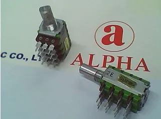 2 шт./лот Тайвань АЛЬФА Альфа RD124F-20 Quad прецизионный потенциометр B100K* 4 длина вала 20 мм