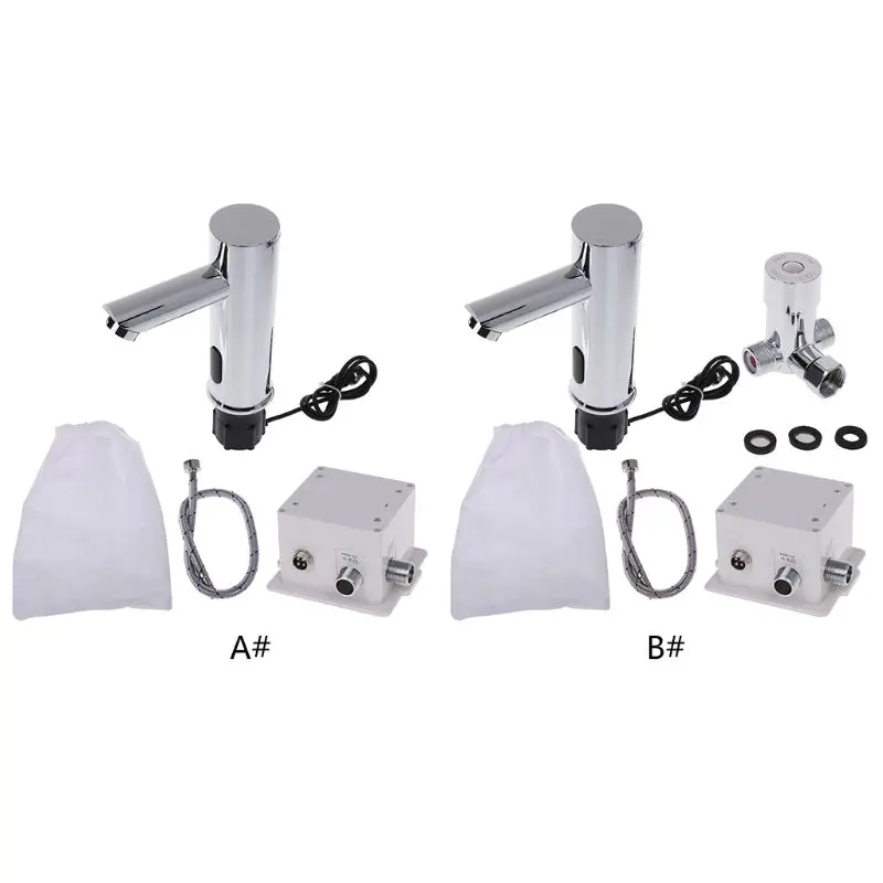 2024 New Bathroom Automatic Infrared Sensor Sink Faucet Touchless Basin Water Tap Deck Mounted