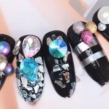 Nails Art Dip порошок для ногтей Блеск для ногтей голографический лак для маникюра сухой хромированный пигмент погружающийся порошок XB47