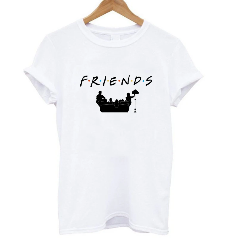 Женская мода с героями телесериала «друзья» футболка Женская Топ с круглым вырезом короткий рукав Joey не делится продукцией печати рубашки