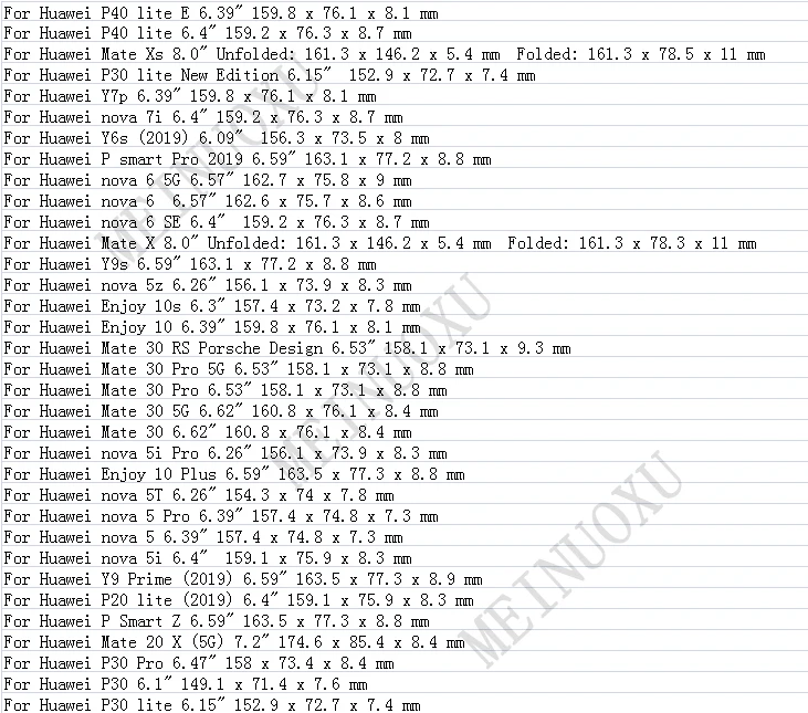 Universal Neoprene Pouch Bag Sleeve Case For Huawei P40E Lite Mate 30 Pro RS Porsche Design Mate 20 Pro P30 Lite Pro P20 Pro  (11)