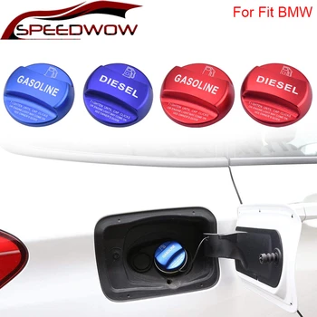 

SPEEDWOW Aluminum Alloy Gas And Diesel Fuel Tank Cap Cover Trim For BMW1 2 3 4 5 7 SeriesF10 F15 F16 F25 F26 F30 F34 F35 F48 G30