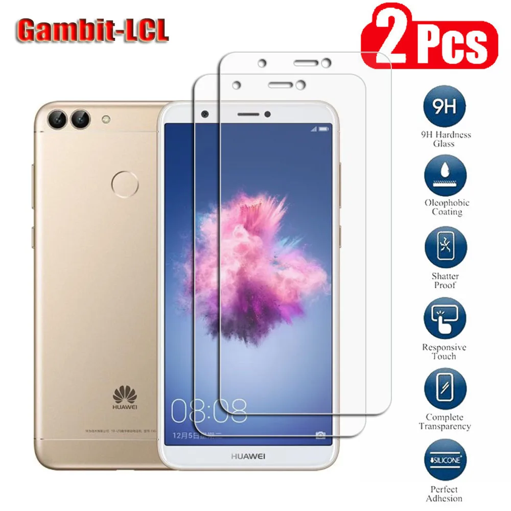 

9H Original Protective Tempered Glass For Huawei P Smart 5.65" PSmart 2017 FIG-LX1 LA1 Screen Protective Protector Cover Film