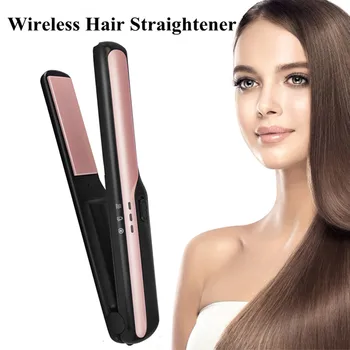 

USB 2 in 1 Professional Hair Straightener, Professionelle Elektrische Richt Eisen Curling Eisen Haar Curler Haarglätter Flach