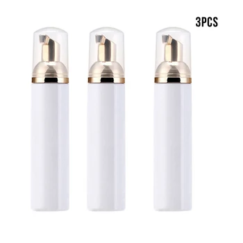 

3 Pcs/set 60ml Plastic Foamer Pump Bottle Empty Cosmetic Bottle Facial Cleanser Wash Liquid Soap Foam Bottles