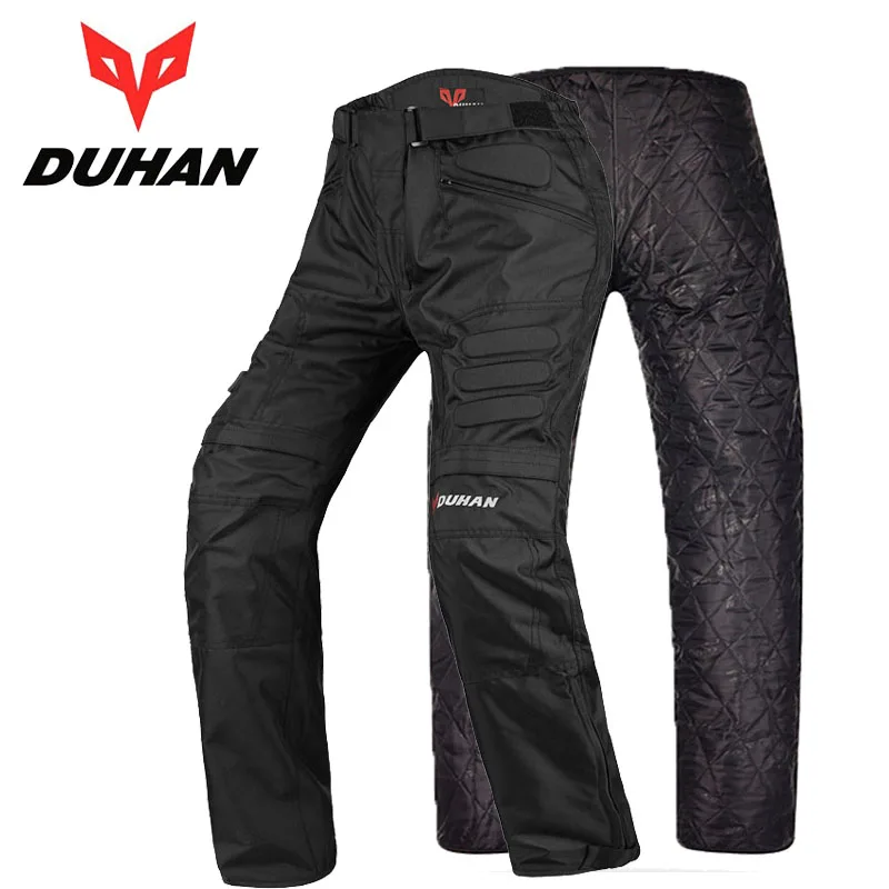 С теплой подкладкой износостойкие 600D Оксфорд DUHAN DK02 moto rcycle knights moto cross брюки спортивные мото брюки до колена M L XL XXL XXXL