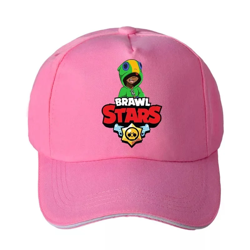 Бейсбольная кепка для костюмированной игры braw stars, бейсбольная Кепка Snapback, регулируемая Солнцезащитная бейсбольная кепка в стиле хип-хоп, аксессуары