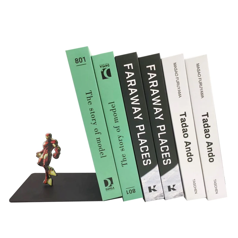 Креативная Подставка для книг Marvel Железный человек металлические настольные подставки держатель для книг офисные школьные канцелярские принадлежности подарок студентам украшение дома