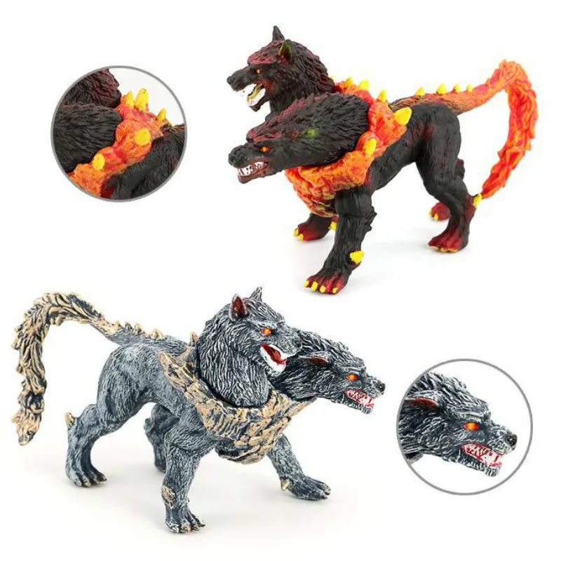 New Simulation Magic Felhunter Double Head Warcraft Animal World Model Plastic Toy Home Decoration Ornament Gift Adult Children |