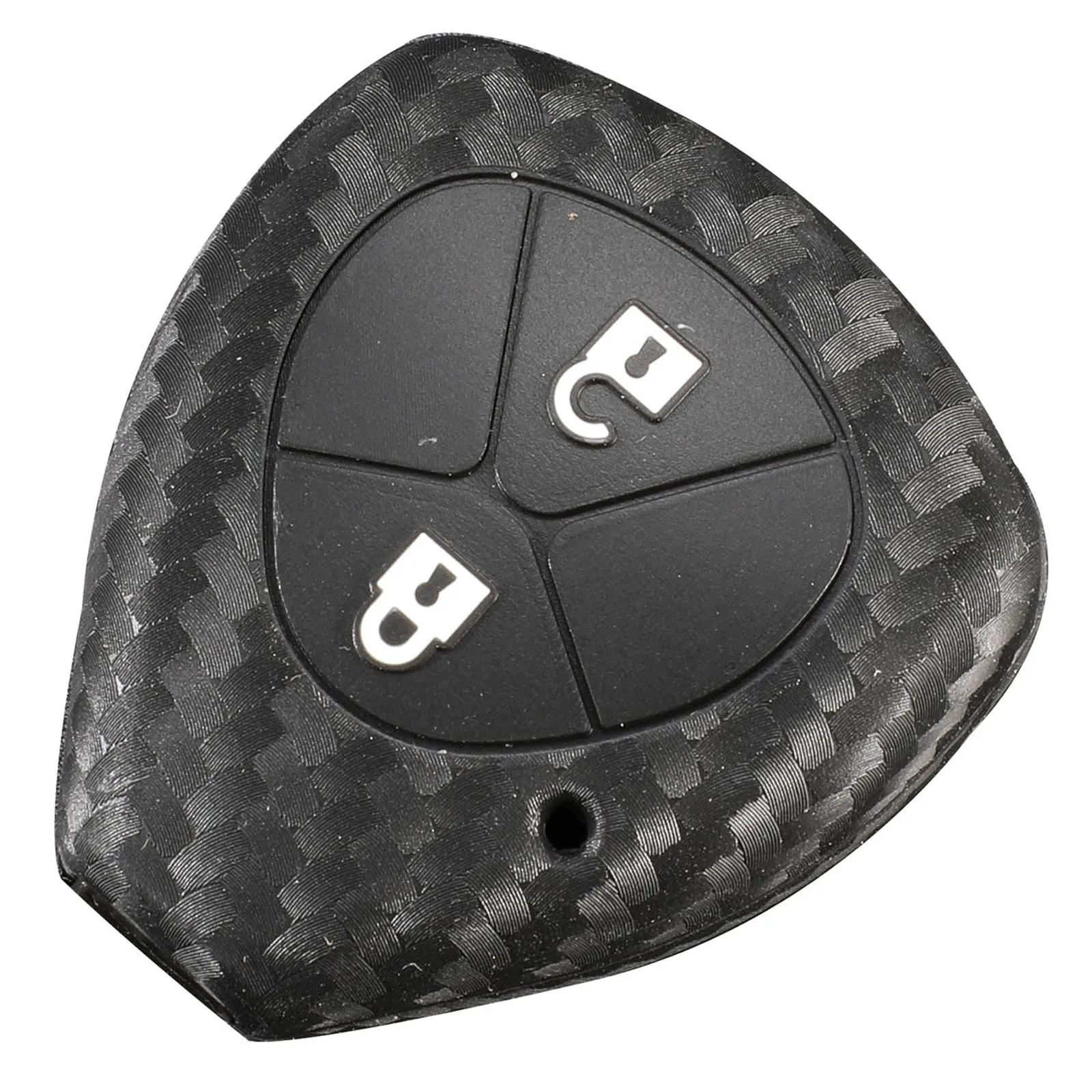20X2/4 BTN карбоновый силиконовый чехол для ключей от машины для Toyota Yaris Prado Tarago Camry Corolla RAV4 REIZ Crown Avalon Venza пульт дистанционного управления - Color Name: 2 Buttons