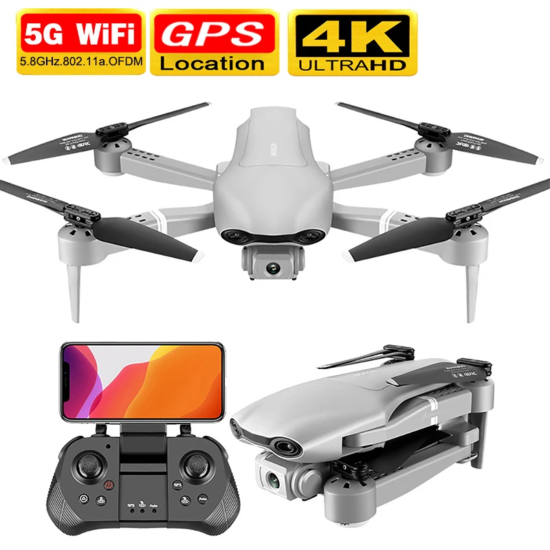 2020 Новый F3 Дрон GPS 4K 5G Wi Fi Видео FPV Квадрокоптер полет 25 минут дистанция rc 500 м HD