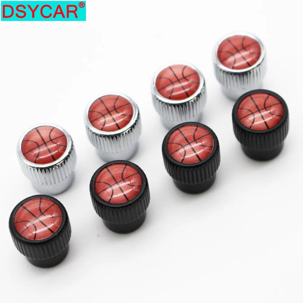 

DSYCAR 4Pcs/Set Car Styling Zinc Alloy Car Tire Valve Caps Wheel Tires Tire Stem Air Cap Airtight Covers