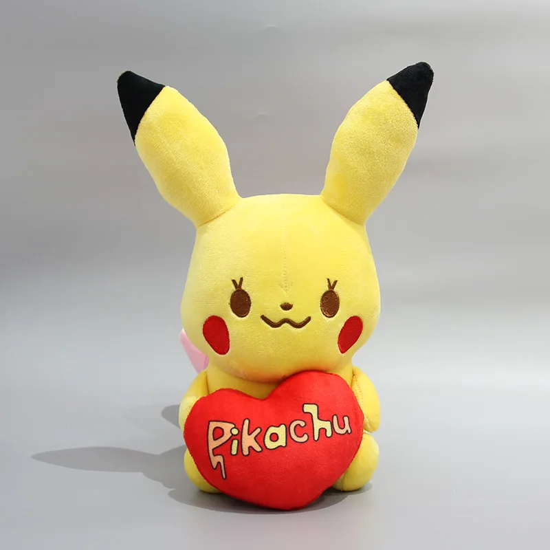 TAKARA TOMY Покемон Пикачу 20 см Красная любовь модель животных плюшевые игрушки для детей