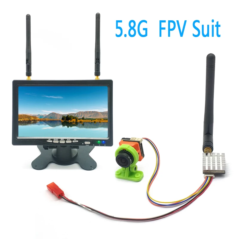 5 8G 48CH 7-дюймовый ЖК-дисплей 1024*600 автоматический поиск FPV монитор со встроенной