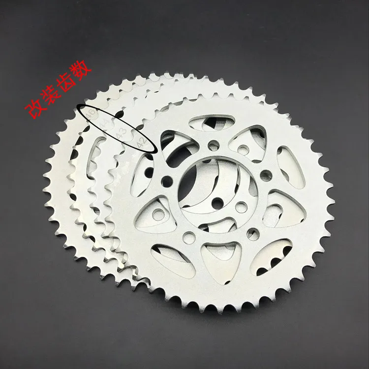Motorcycle 42T 44T 43T 46T Rear Sprocket Kit Steel Aluminum Composite For Benelli BJ600 BJ600GS-A BN600 TNT600 TRK502C TNT300 Engine Sprocket