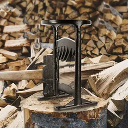 Firewood Kindling Splitter Firewood Distributor Manual Firewood Distributor Wedge Hatchet Handmade Cast Iron Desktop ornaments