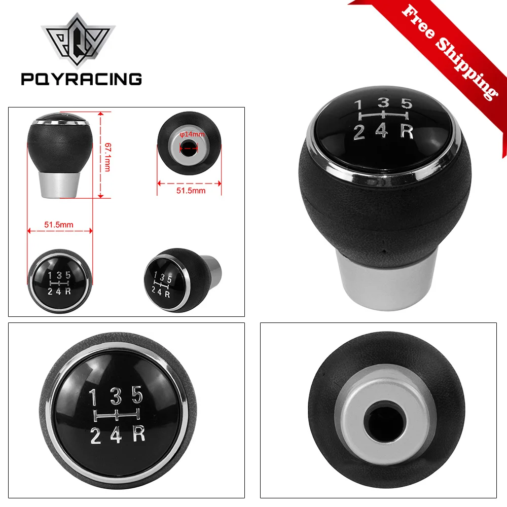 Car 5 Speed Gear Head Shift Knob MT Handball For Mitsubishi Lancer EX EVO GTS ASX V3 V5 V6 Auto Parts Accessories WX-GSK91