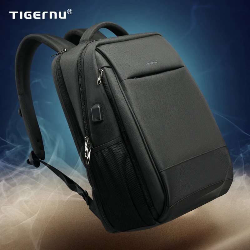 Рюкзак Tigernu мужской для ноутбука 15 6 дюйма с защитой от кражи вместительный