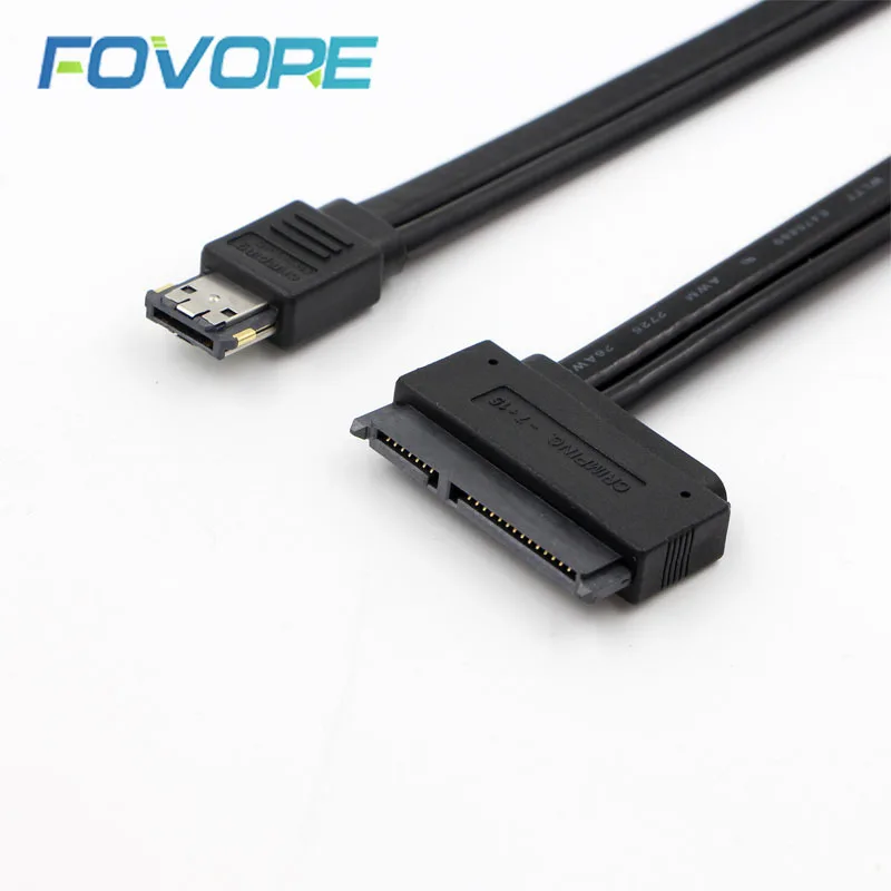 Новый двойной силовой eSATA USB 12 В 5 в комбинированный к 22 контактному SATA жесткому
