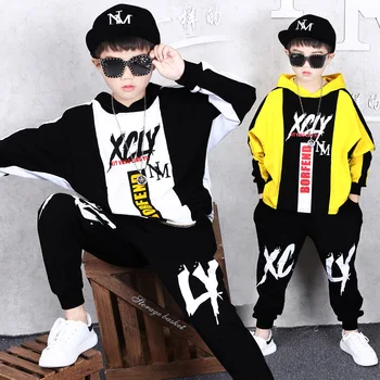 

Kids Baby Boys Clothing Sets Coat + Pants 3-14T Children Boy Suits Outfits Spring Autumn Kids Sport Tracksuit 2019