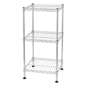 

Kitchen Spice Storage Holder Rack Plant Shelf 3 Layer Multi-functional Steel Rack Standing Type for Bathroom Sundries Supplies
