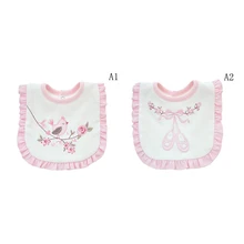 1pce детские нагрудники для девочек принцесса кружева хлопок бандана Нагрудник слюнявчик полотенце