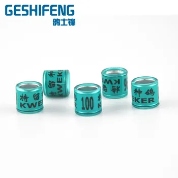 

Pigeon club tag ring with name number for pigeon