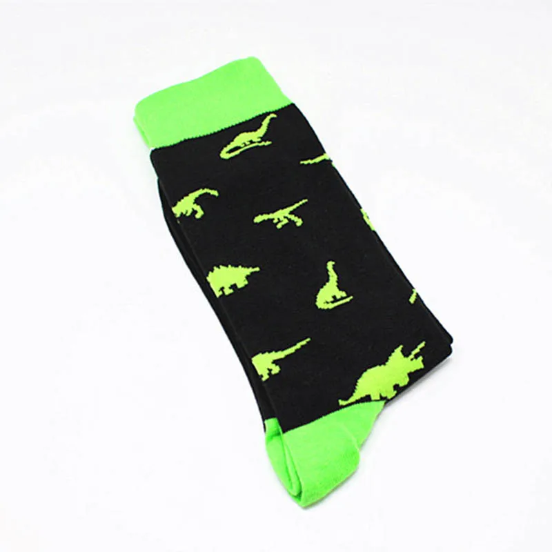 Креативные высококачественные модные счастливые мужские носки в стиле Харадзюку, дышащие забавные носки для скейтборда с фруктами, Calcetines Hombre - Цвет: 9