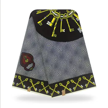 

Whole Price Real Wax Textile African Cotton Ankara Batik Wax Fabric For Clothing SWV703 (6Yards/lot)