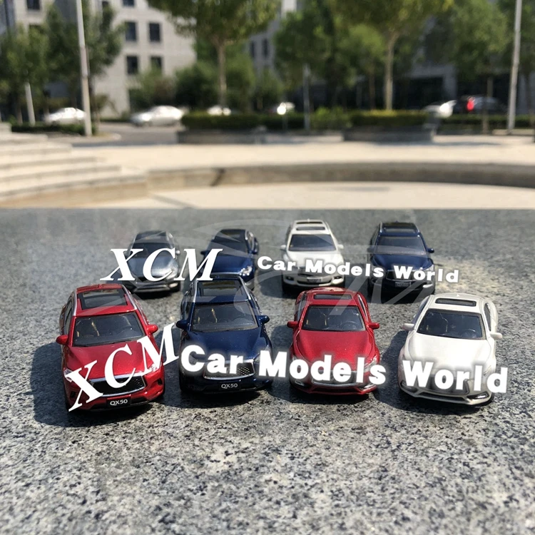 Набор моделей литья под давлением для Q60, QX30, QX50, QX60 1: 64 8 шт+ маленький подарок