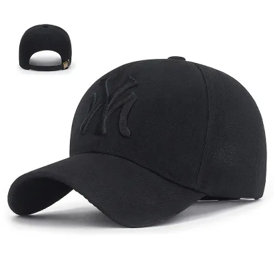 Outdoor Sport Baseball Cap Spring And Summer Fashion Letters Embroidered Adjustable Men Women Caps Fashion Hip Hop Hat TG0002 blackblack