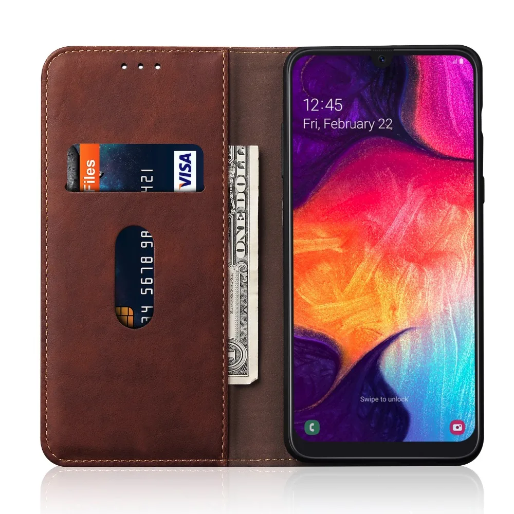 Для samsung Galaxy A50 A70 A30 A20 A20E A10 A60 A40 Чехол кожаный флип Магнитный держатель для карт для samsung M30S A30S M30 M10 чехол