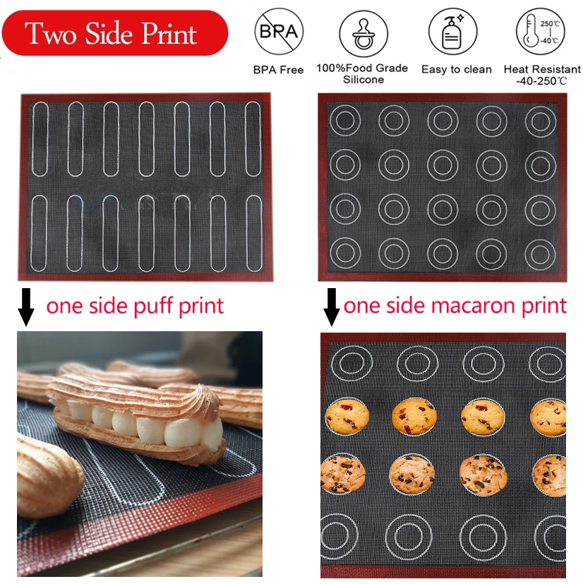 6pcs, Reusable Silicone Baking Mats Silicone Cooking Mat, Non Stick Oven  Liners, Baking Mat Sheet Baking Tray Liner Set, Cooking Mat 15.75''x11.81