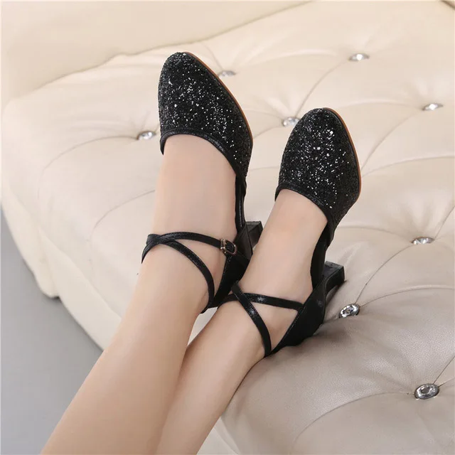 19 chaussure femme talon/туфли-лодочки женская обувь вечерние и свадебные туфли золотого и серебряного цвета женская обувь для невесты на каблуке; sapatos feminino;# 568F - Цвет: black