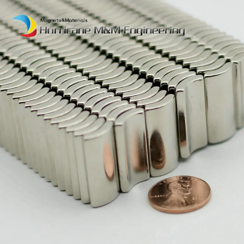 N42H Сегмент NdFeB Arc OR9xIR6x90deg. x25 мм диаметр 18 Moto магнит для генераторов ветровой турбины Неодимовый бесщеточный магнит ротора