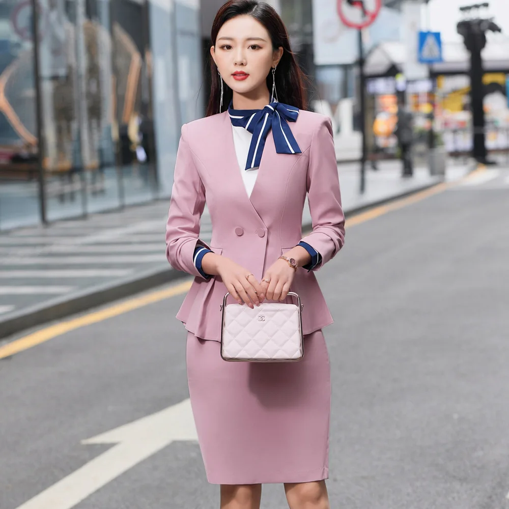 Blazer Pink Embroidery Flower Design Double Breasted Office Outfits Women  Korean Trousers Suit Blazer Pants, Pink Pants, XX-Large : :  Clothing, Shoes & Accessories