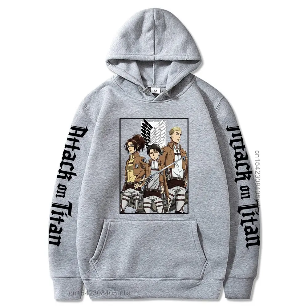 

Aesthetic Harajuku Hoodie Attack On Titan Hoodie Camisas Streetwear Japanese Anime Men Women Long Sleeve Streetswear Hoodie