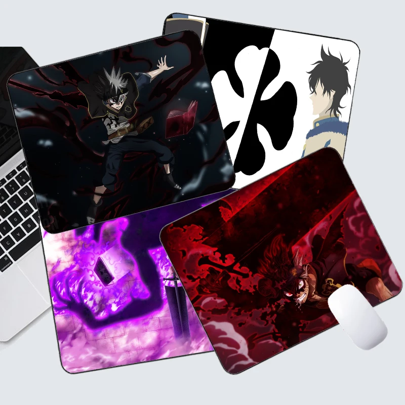 Asta Black Clover Anime Mouse Pad Computer Kepboard Deskpad Laptop Mouse  Desk Mat Office Stationery Accessories - Mouse Pads - AliExpress