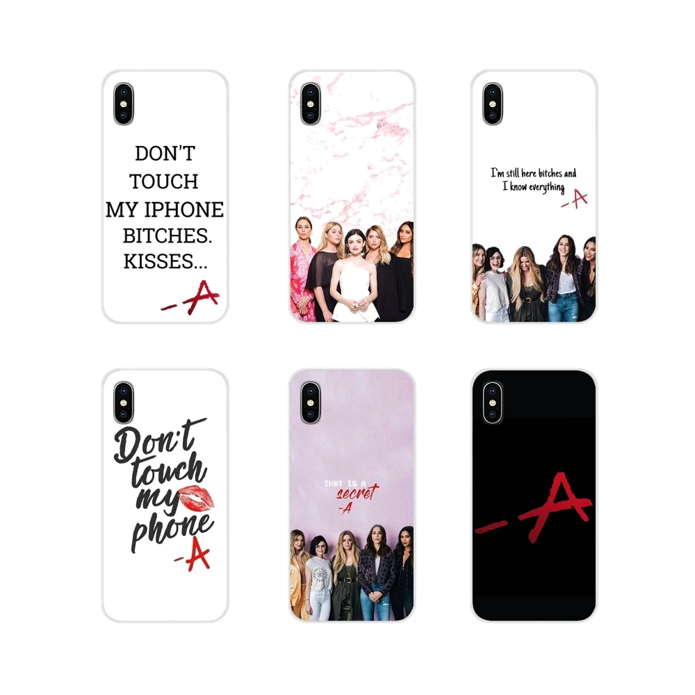 Надписью Pretty Little Liars и аксессуары для телефона Чехлы Apple iPhone X XR XS 11Pro MAX 4S 5S 5C SE 6S 7 8