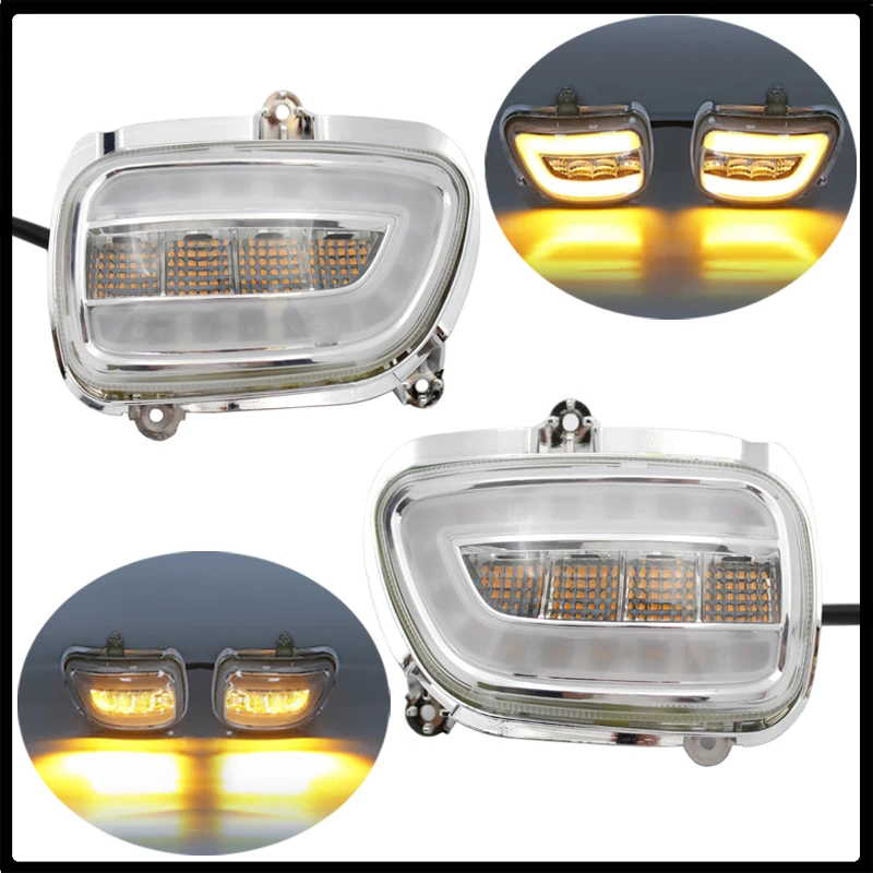 Светодиодный индикатор поворота для мотоцикла 2 цвета Honda Goldwing GL1800 F6B GL 1800 2001-2017 2016