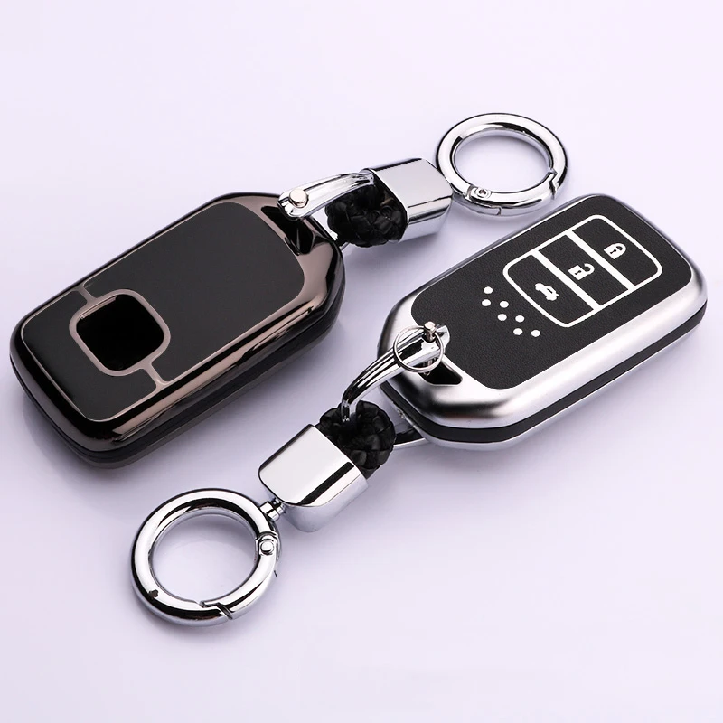 Чехол для ключей автомобиля из цинкового сплава для Honda Civic Accord FIT XRV VEZEL JAZZ HRV Crider Pilot Agreement Jade Odyssey- Новинка