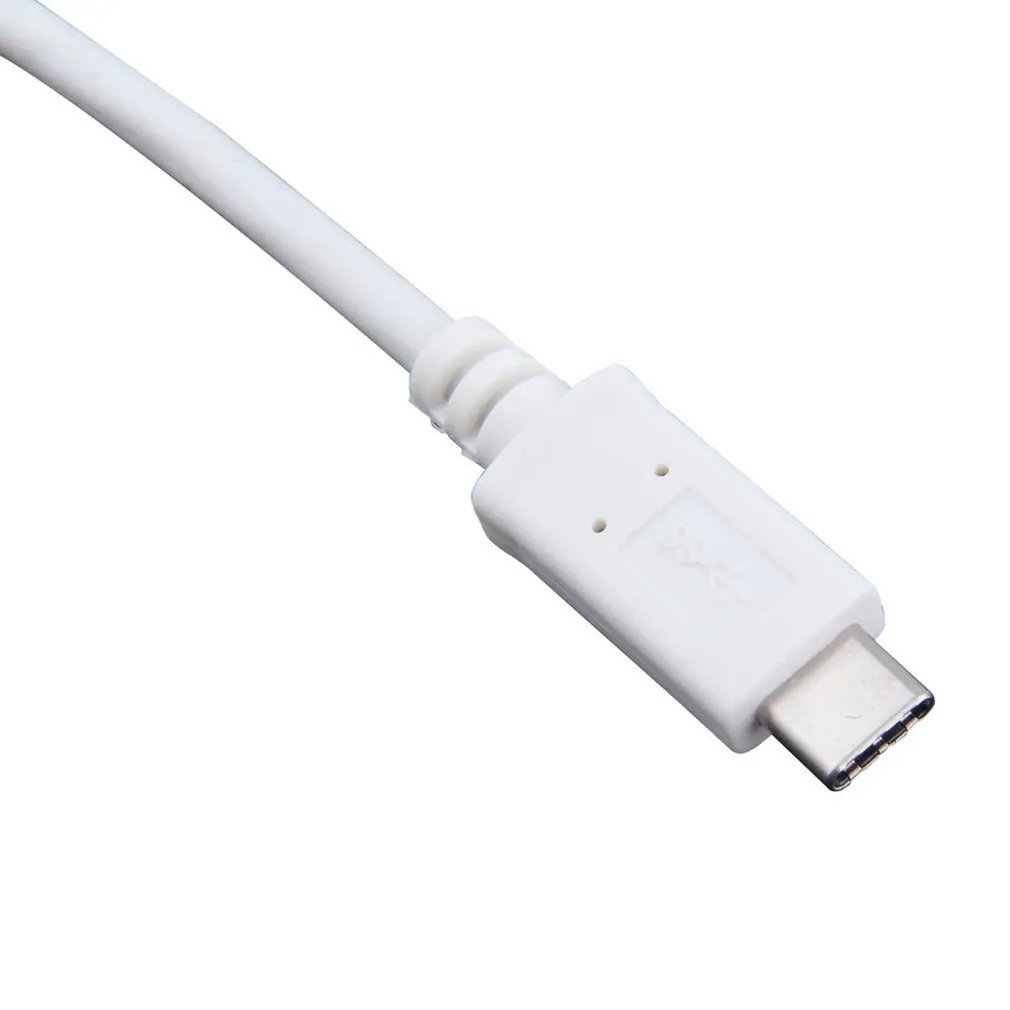 3 фута Реверсивный USB 3,1 type-C штекер-type-C Штекер кабель для передачи данных черный и белый универсальный