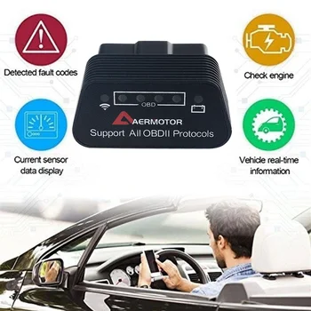 

Universal Icar2 Bluetooth Scanner Detector Diagnostic ELM327 for Android Ios WIFI Bluetooth Code Reader OBD2 Diagnostic Tool
