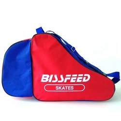 1pc Triangle Ice Skating Speed Roller Skate Shoes Bag Portable Carry Shoulder Strap Nylon Bag Case For Adult Children